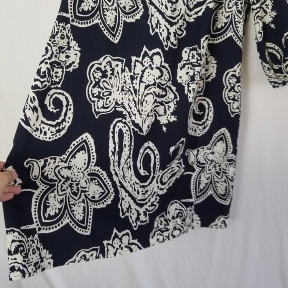 Pink Owl floral 3/4 sleeves floral mini dress size M (216) - Picture 5 of 7